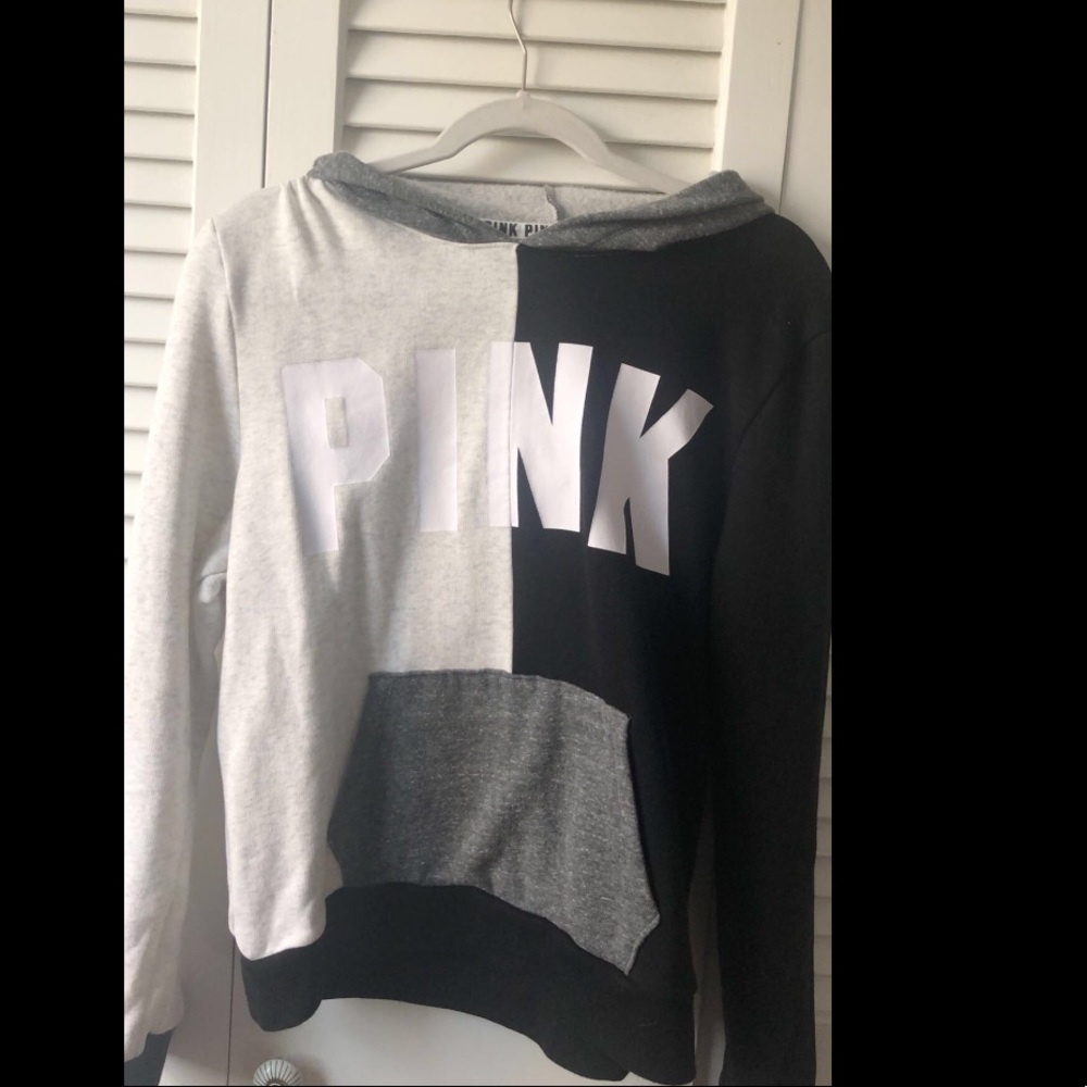 VS PINK tri-colored hoodie!